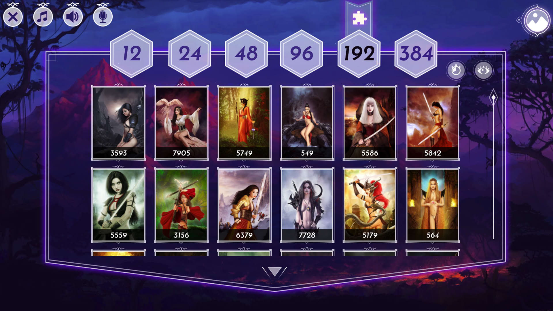 Screenshot for Dark Fantasy 2: Jigsaw Puzzle