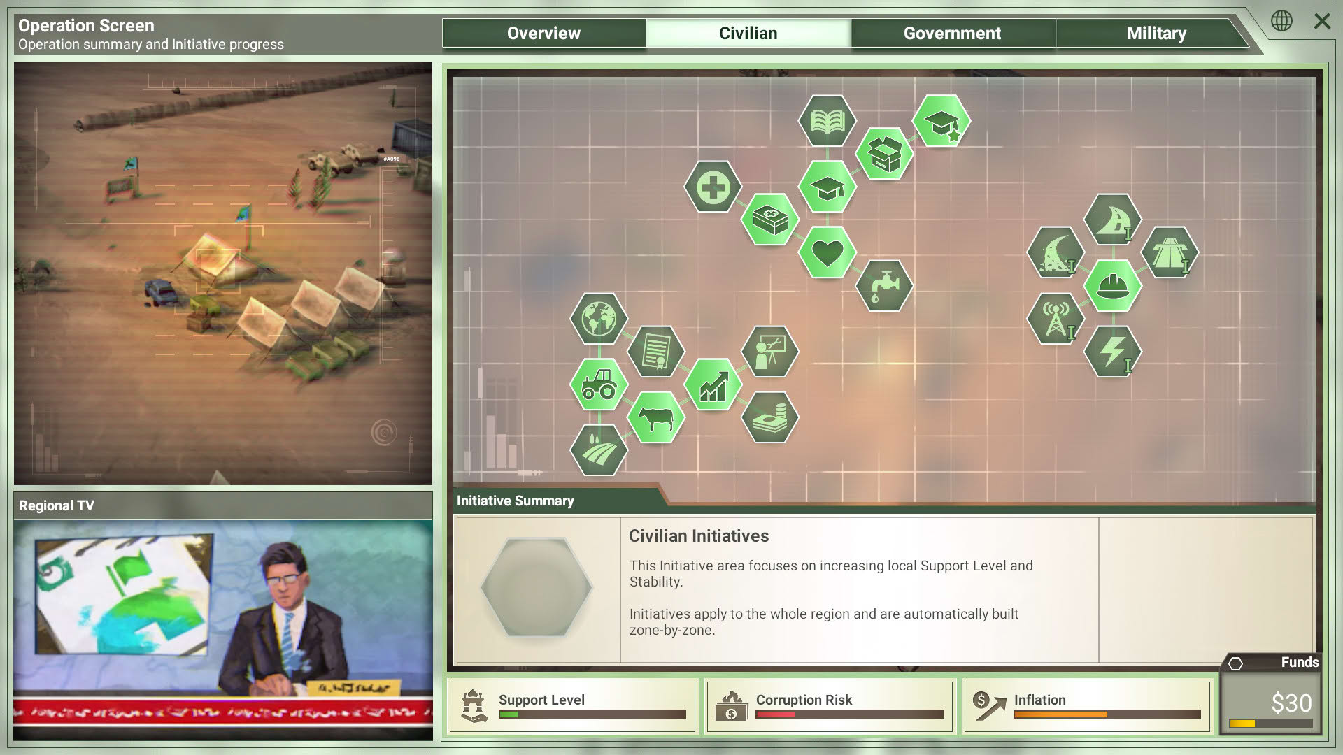 Screenshot for Rebel Inc: Escalation