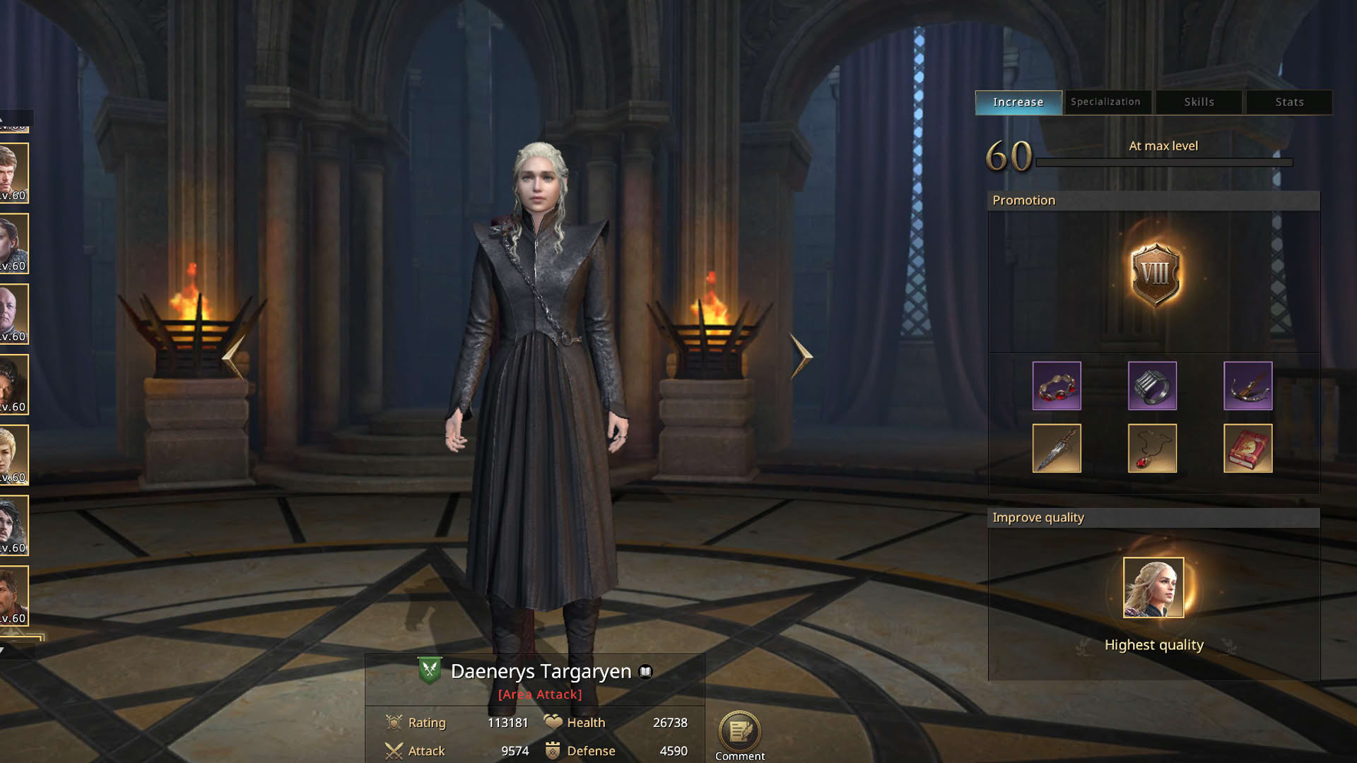 Screenshot for Game of Thrones: Winter is Coming