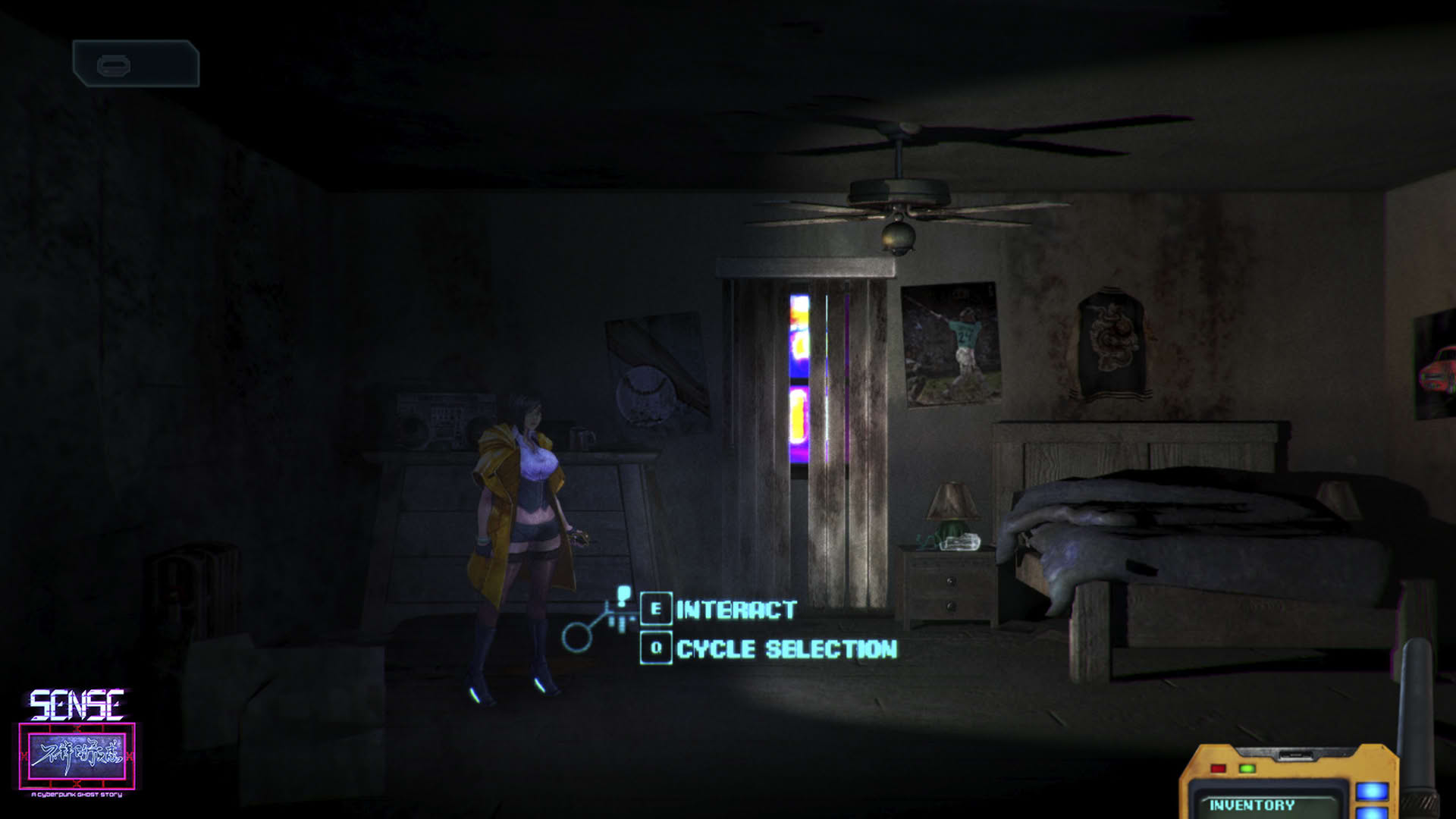 Screenshot for Sense: A Cyberpunk Ghost Story