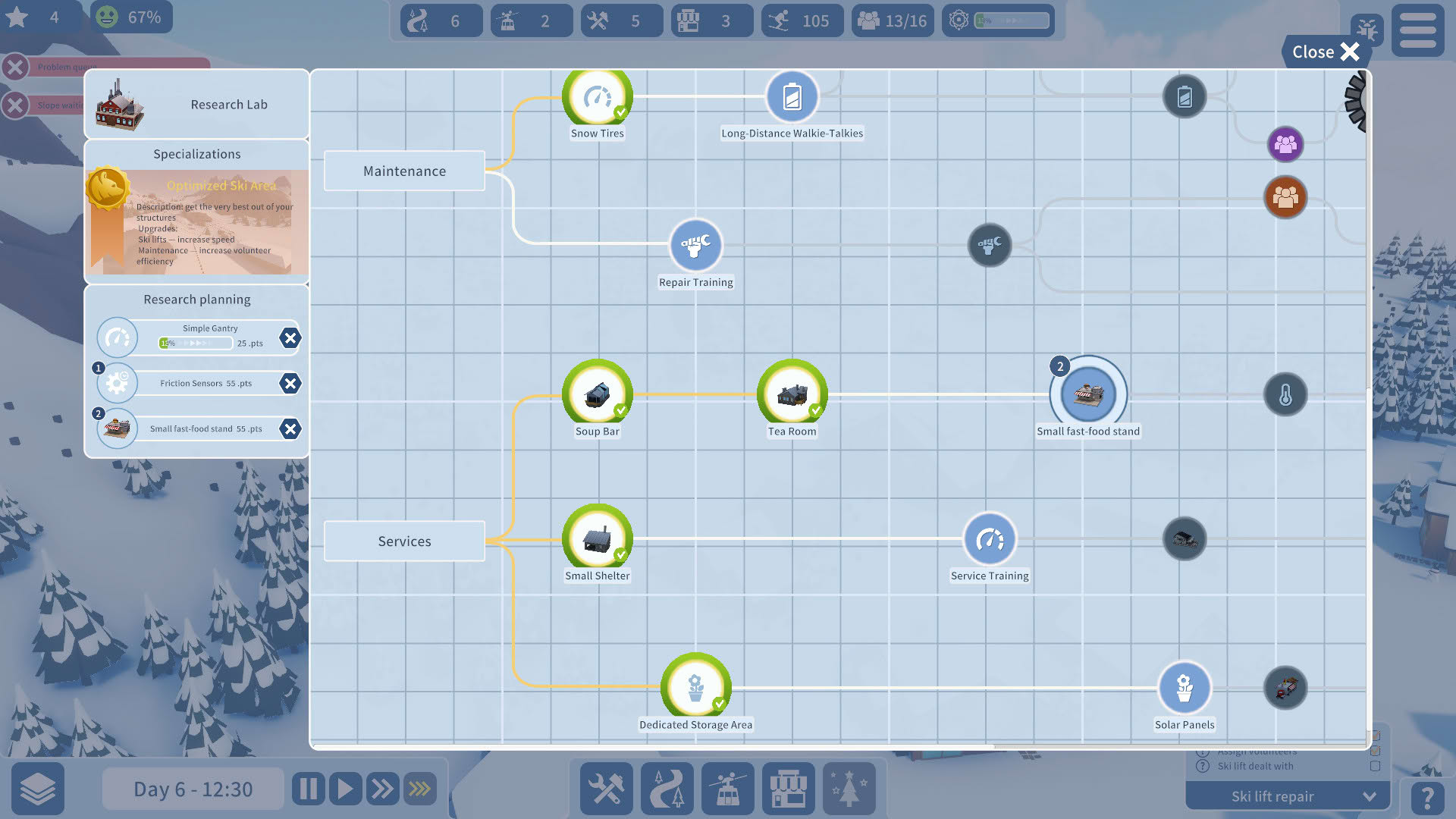Screenshot for Snowtopia: Ski Resort Builder