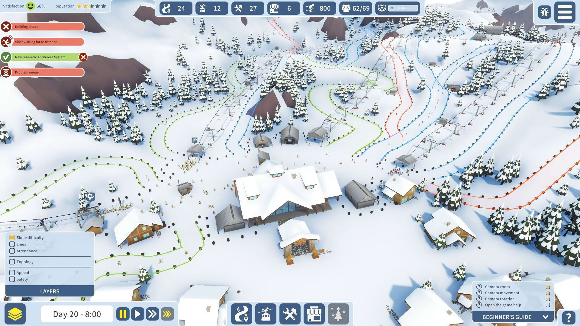 Screenshot for Snowtopia: Ski Resort Builder
