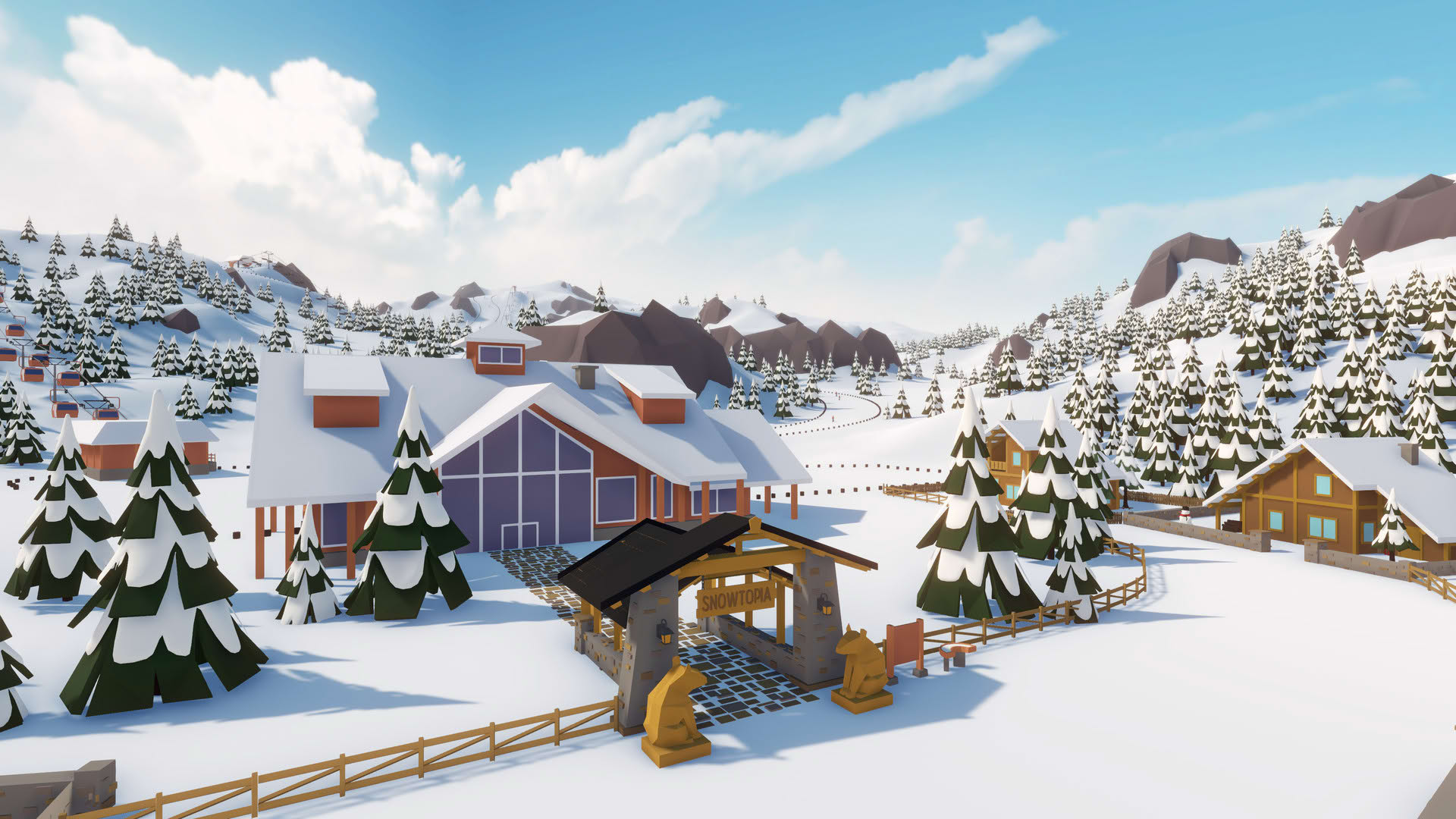 Screenshot for Snowtopia: Ski Resort Builder