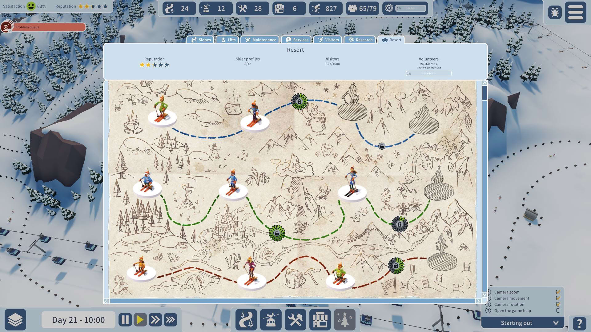 Screenshot for Snowtopia: Ski Resort Builder