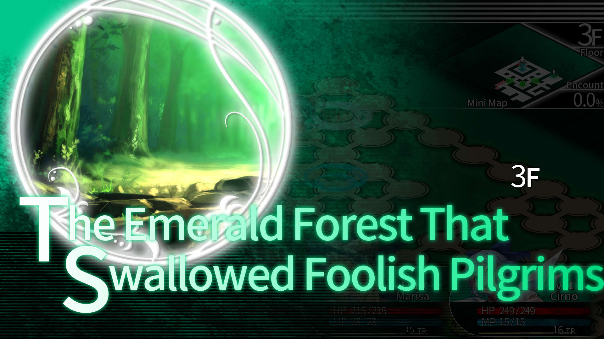 Screenshot for Labyrinth of Touhou: Gensoukyo and the Heaven Piercing Tree