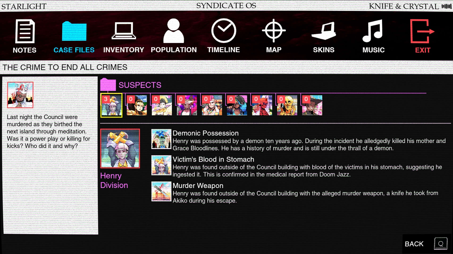 Screenshot for Paradise Killer