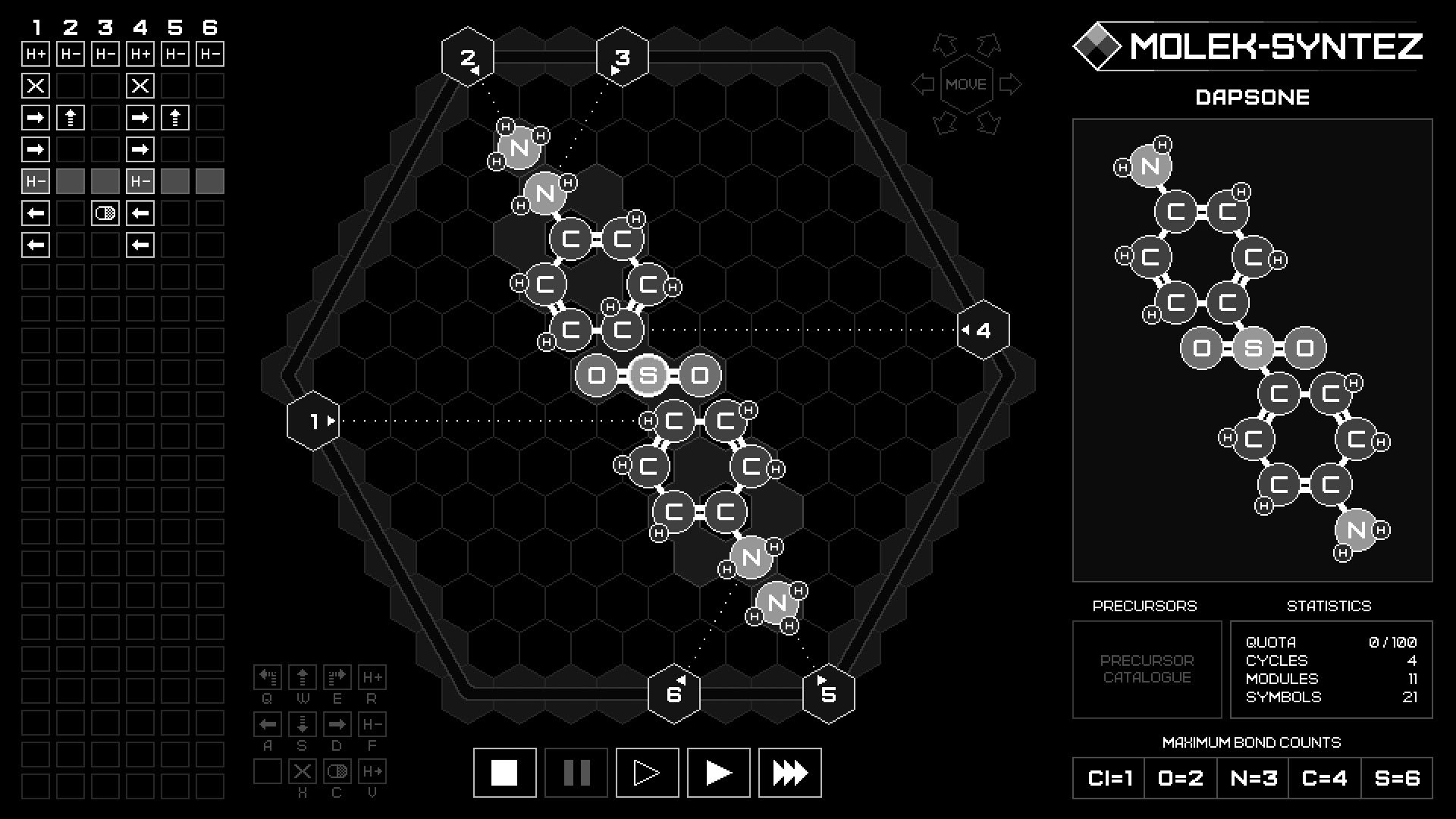Screenshot for Molek-Syntez