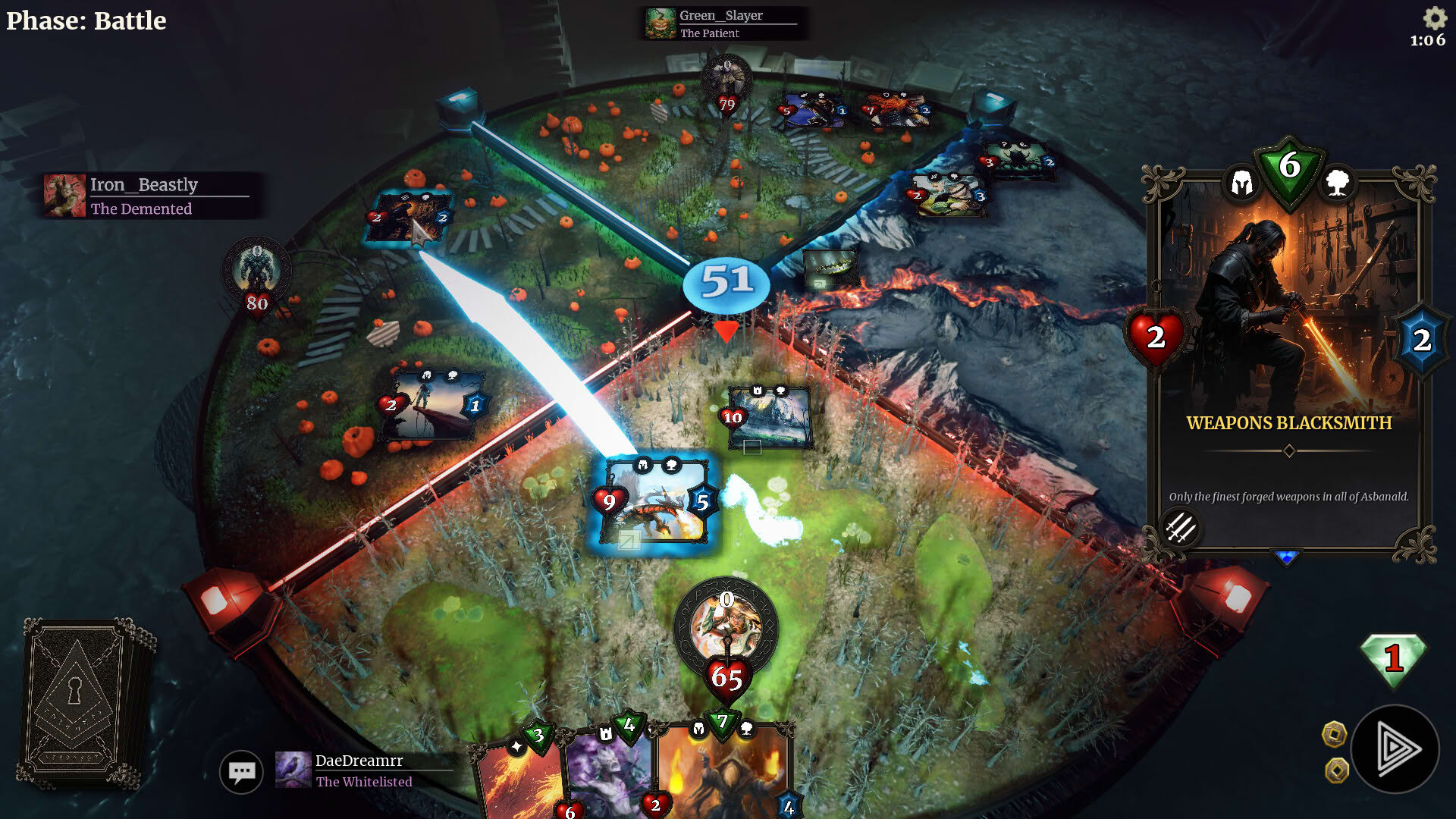 Screenshot for Dark Table CCG