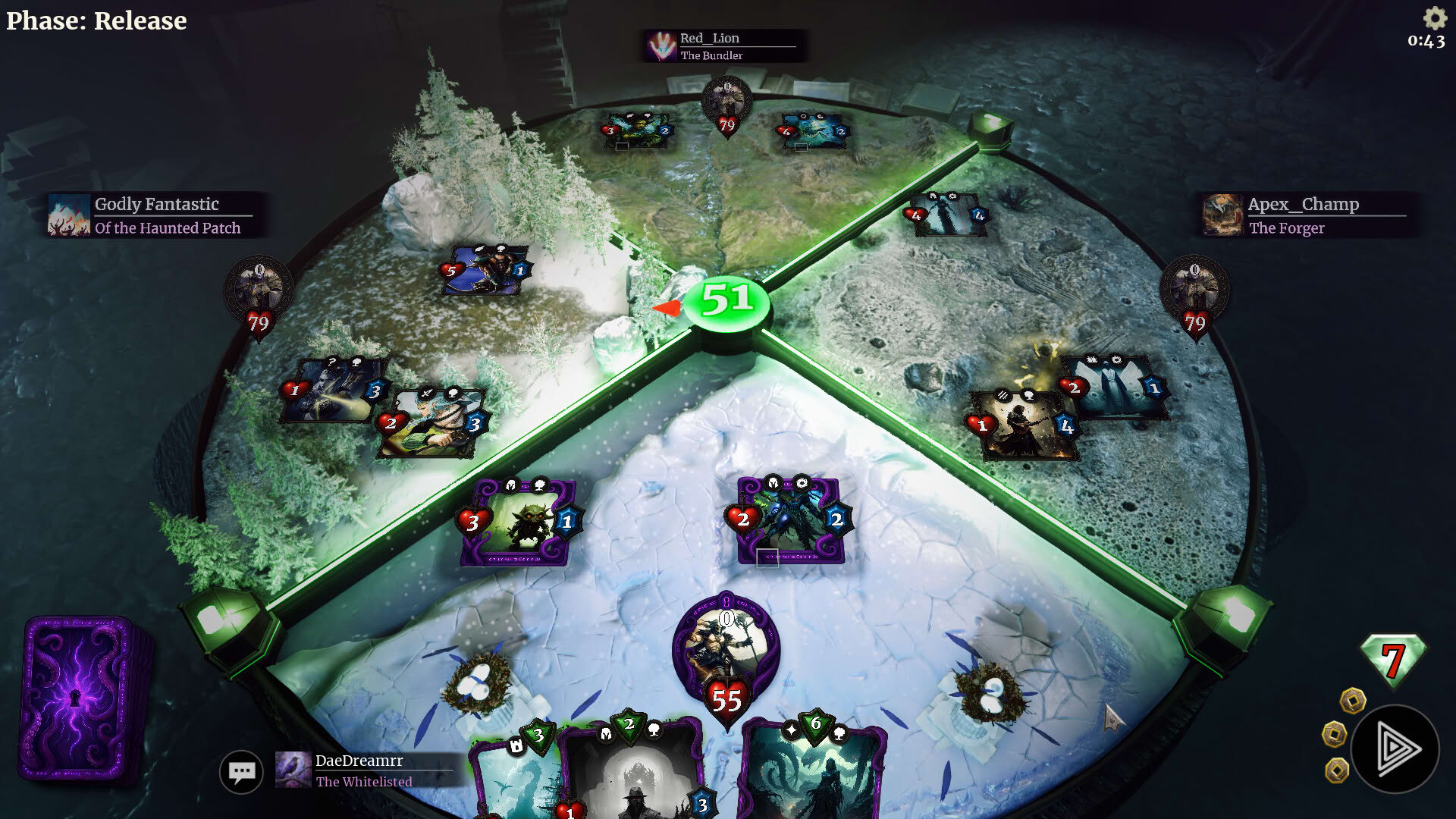 Screenshot for Dark Table CCG