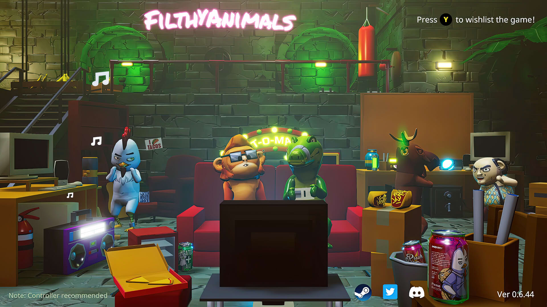 Screenshot for Filthy Animals: Heist Simulator