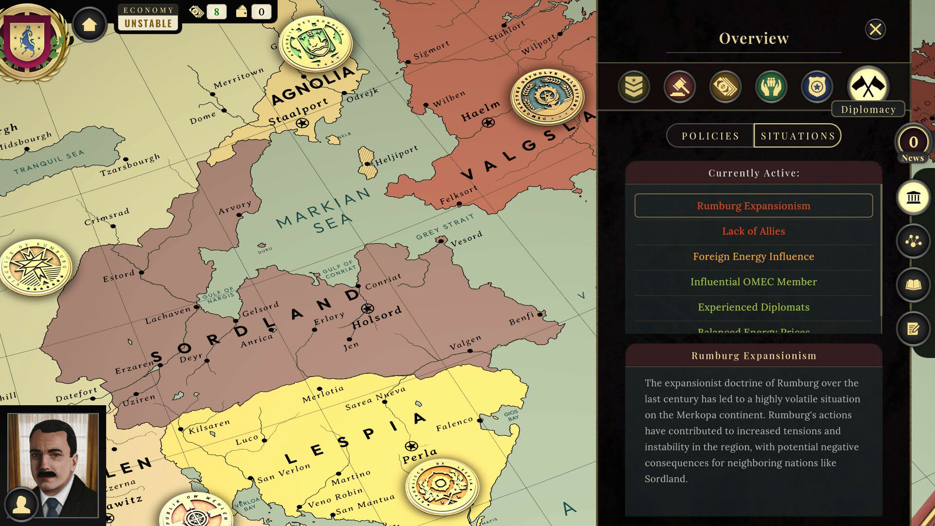 Screenshot for Suzerain