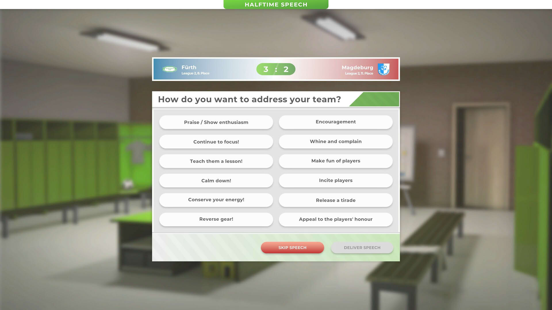 Screenshot for Goal!: The Club Manager