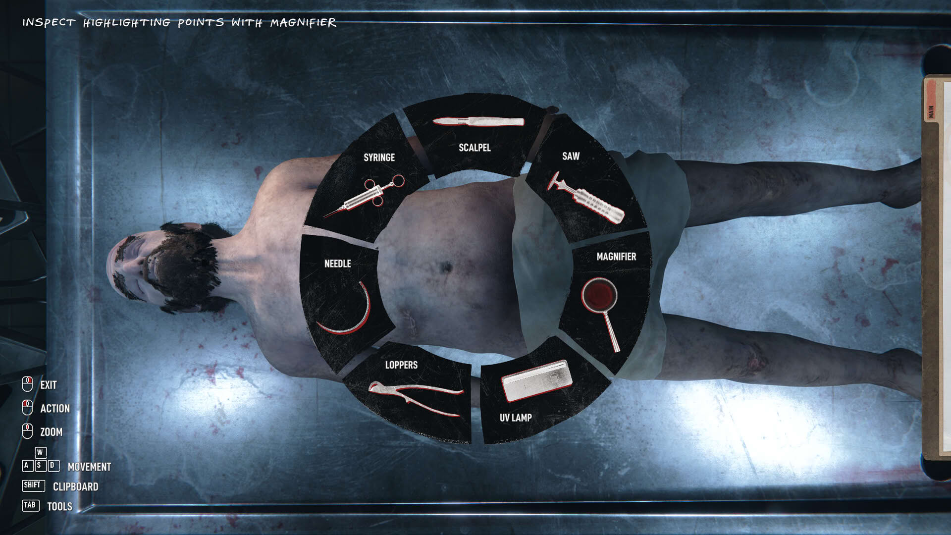 Screenshot for Autopsy Simulator