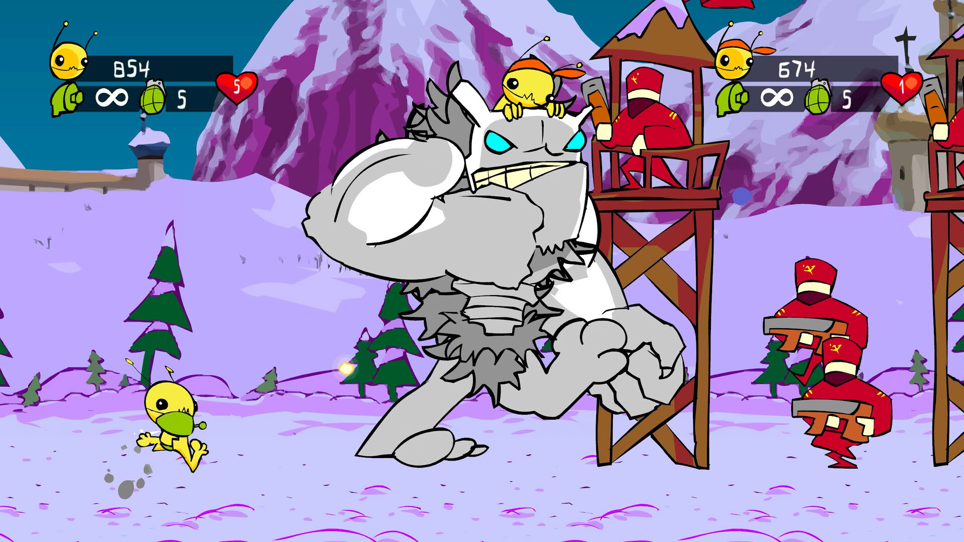 Screenshot for Alien Hominid 360