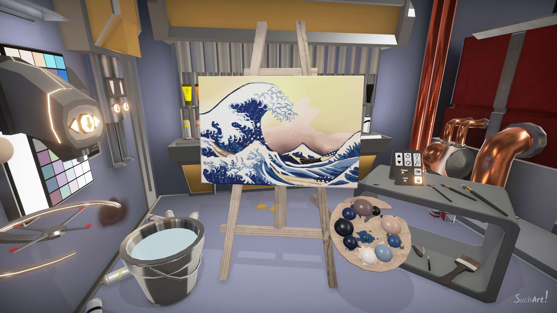 Screenshot for SuchArt: Genius Artist Simulator