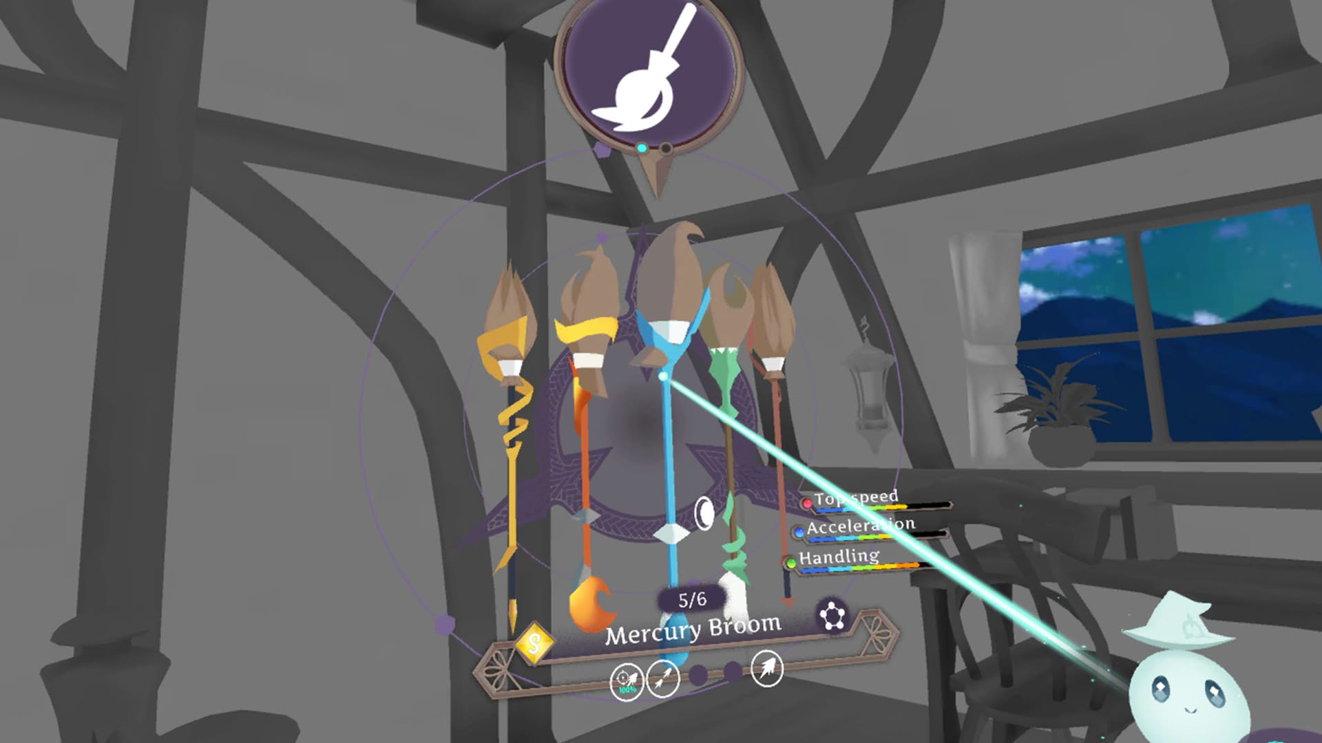 Screenshot for Little Witch Academia: VR Broom Racing