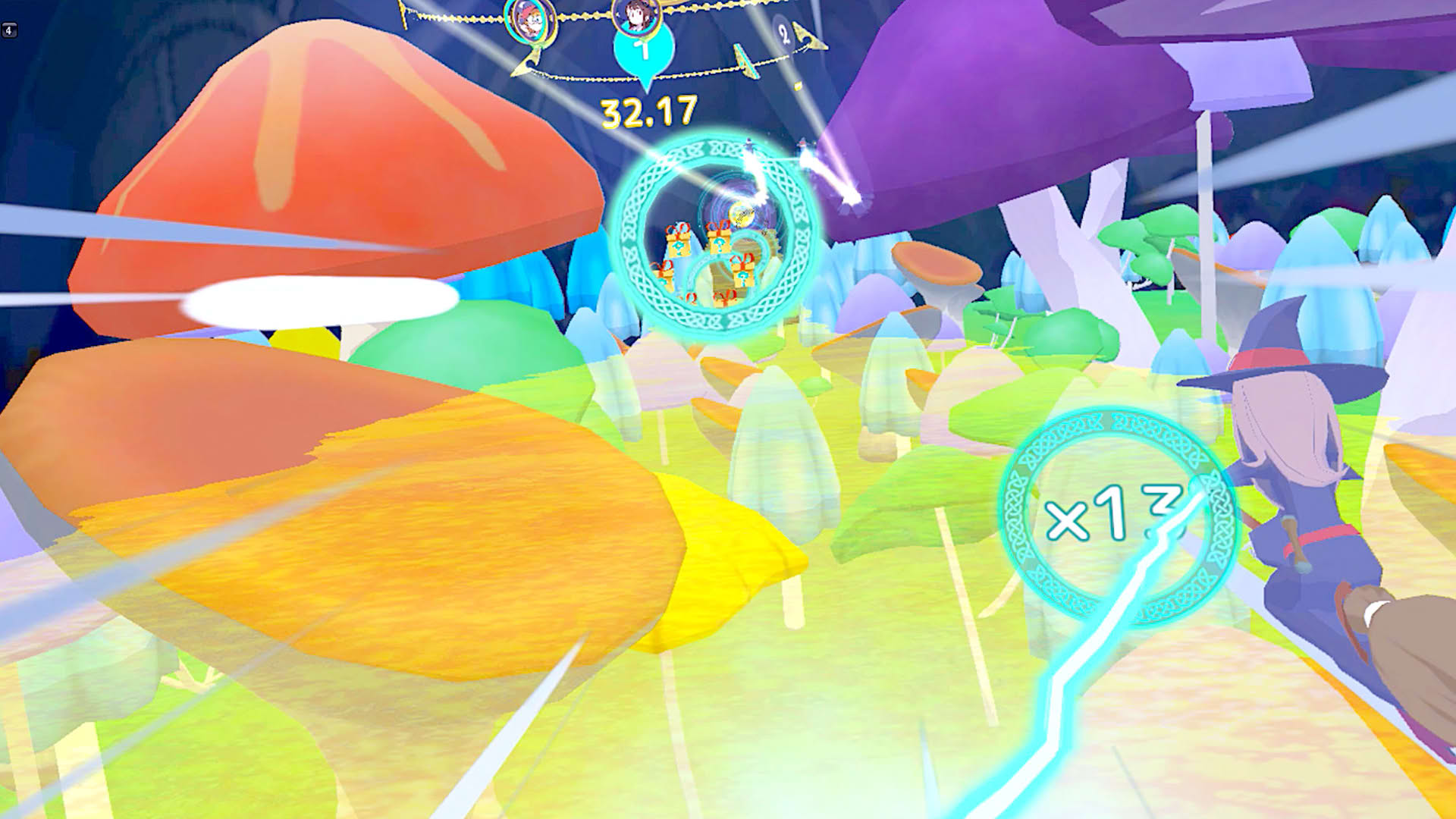 Screenshot for Little Witch Academia: VR Broom Racing