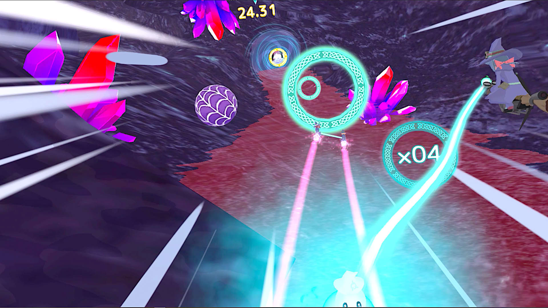 Screenshot for Little Witch Academia: VR Broom Racing