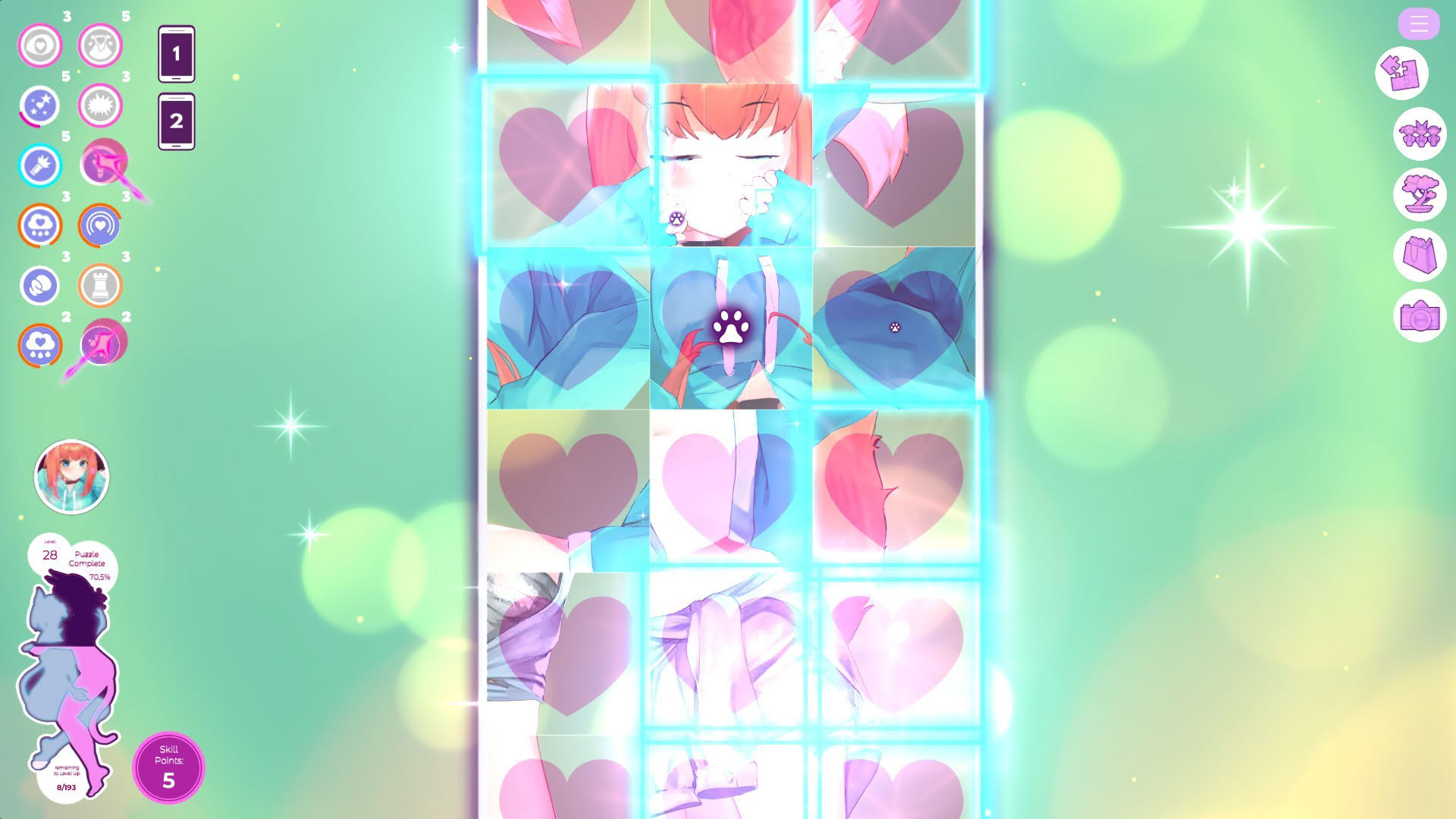 Screenshot for Mosaique Neko Waifus 2