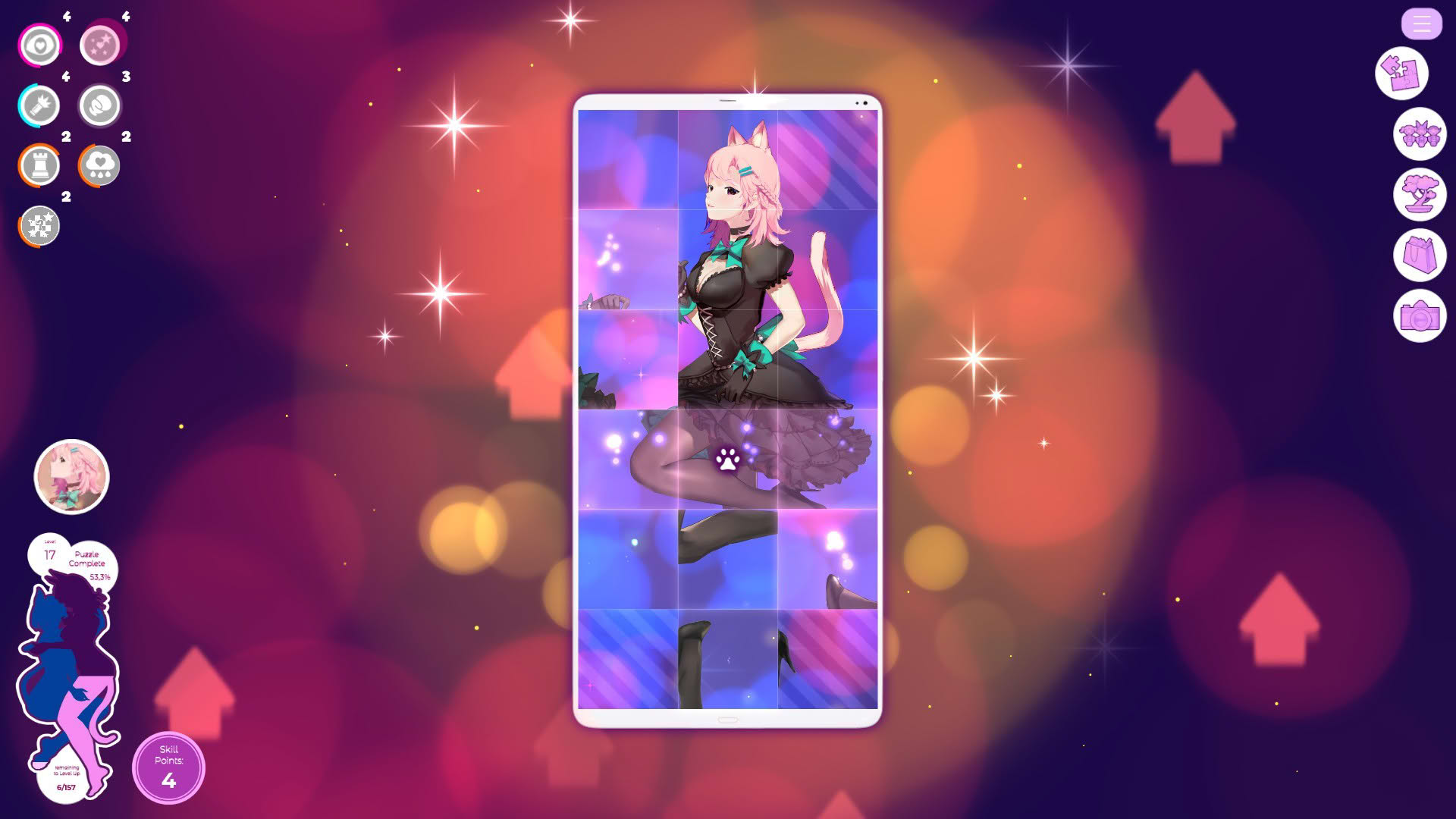 Screenshot for Mosaique Neko Waifus 2