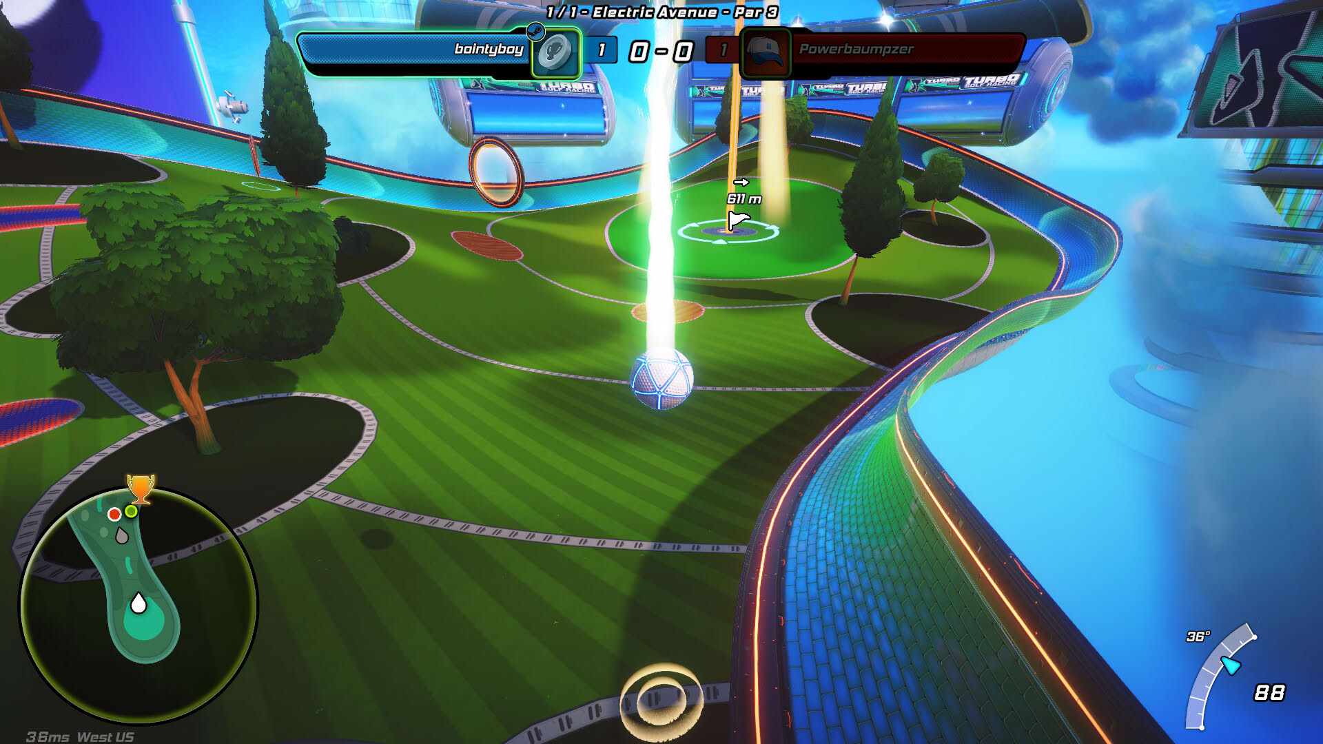 Screenshot for Turbo Golf Racing