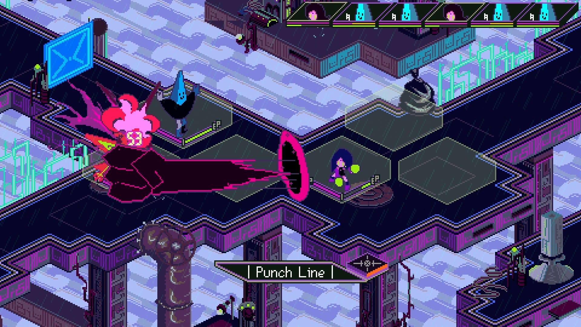 Screenshot for Keylocker: Turn Based Cyberpunk Action