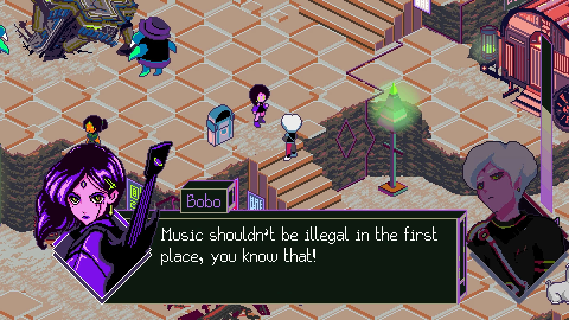 Screenshot for Keylocker: Turn Based Cyberpunk Action