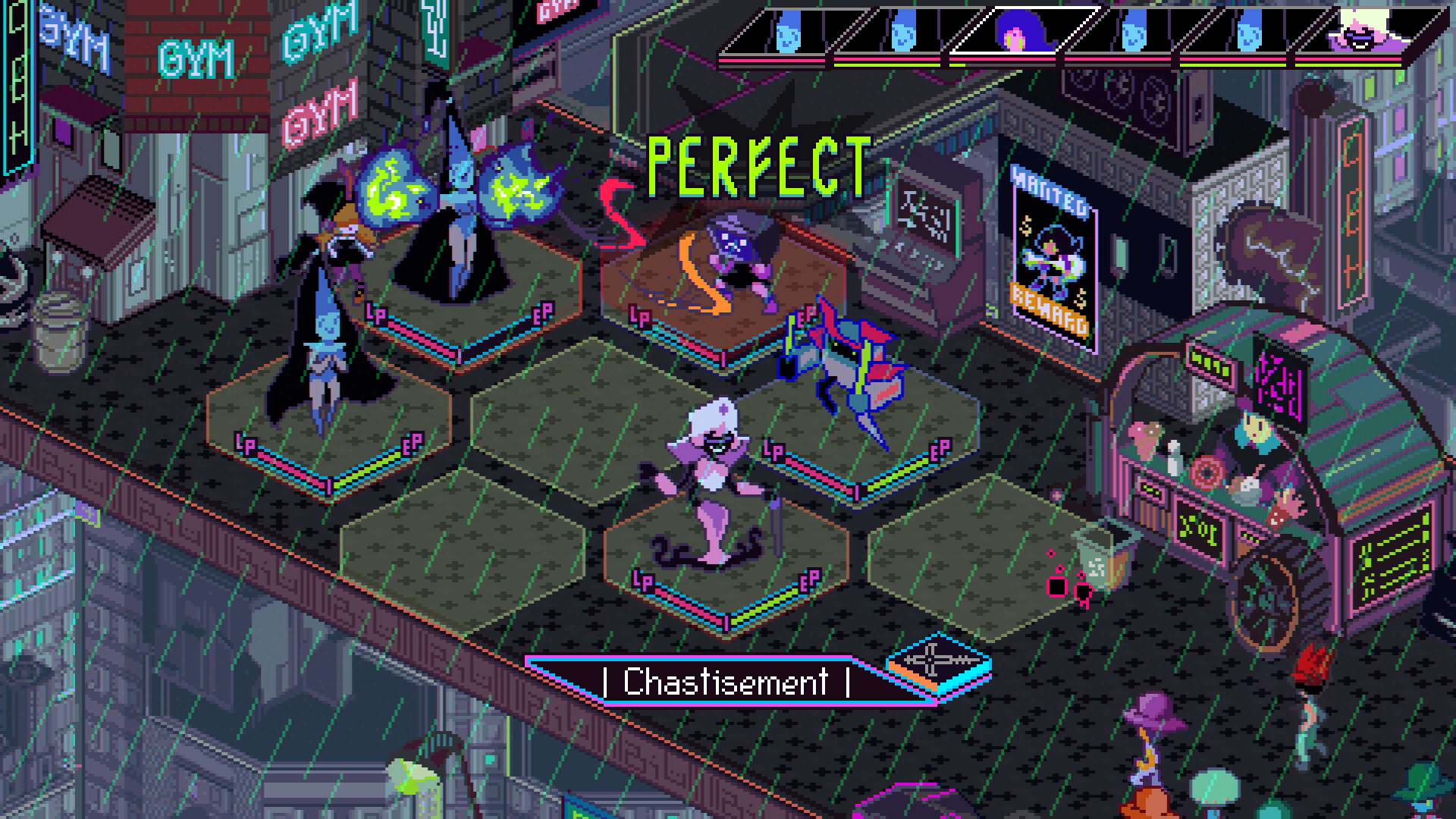 Screenshot for Keylocker: Turn Based Cyberpunk Action