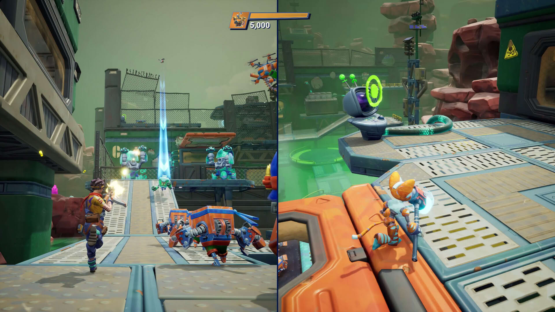 Screenshot for Chip ‘n Clawz vs. The Brainioids