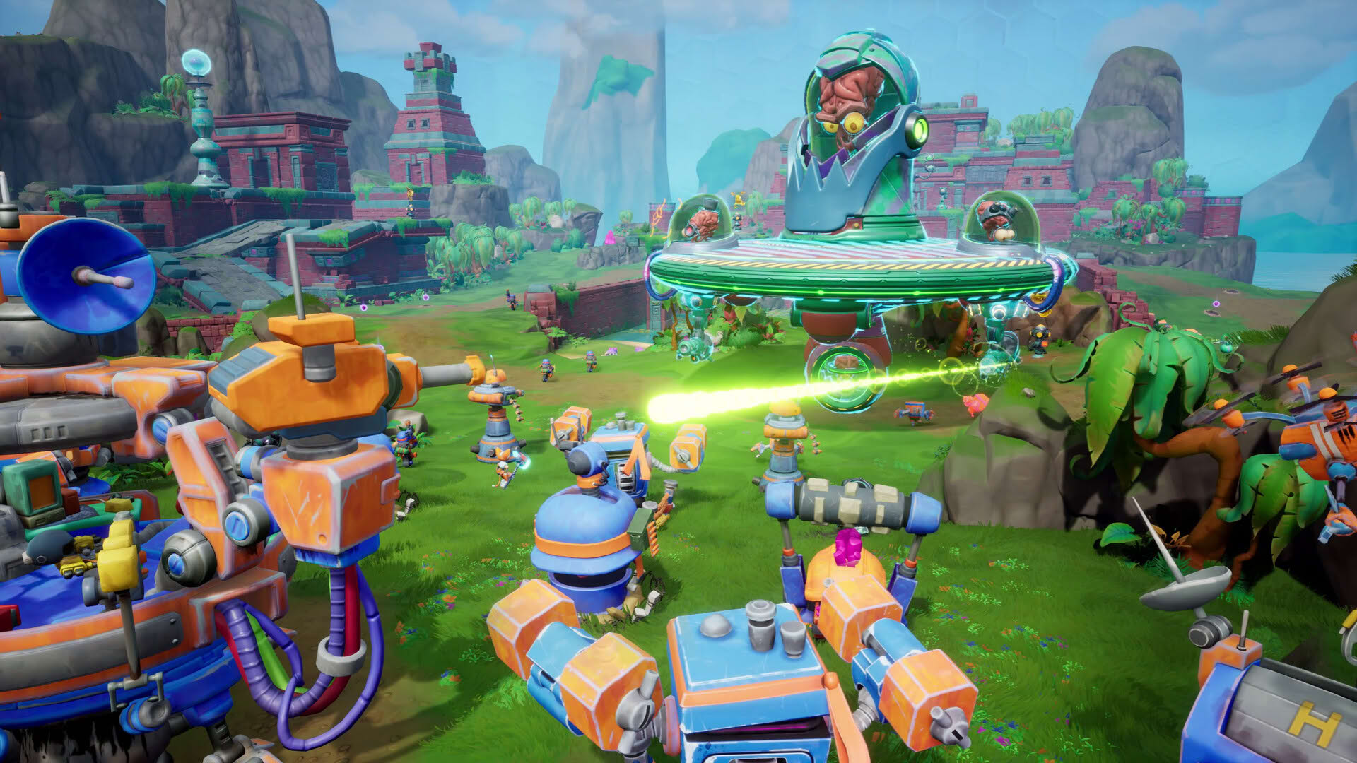 Screenshot for Chip ‘n Clawz vs. The Brainioids