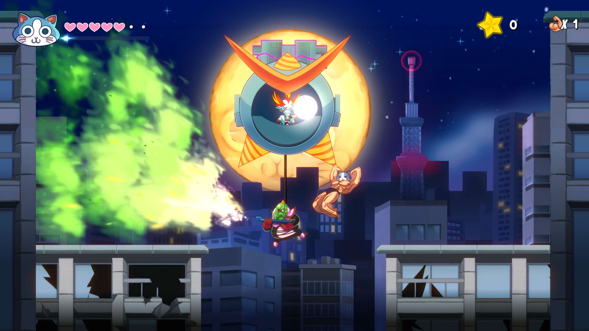 Screenshot for KinnikuNeko: Super Muscle Cat
