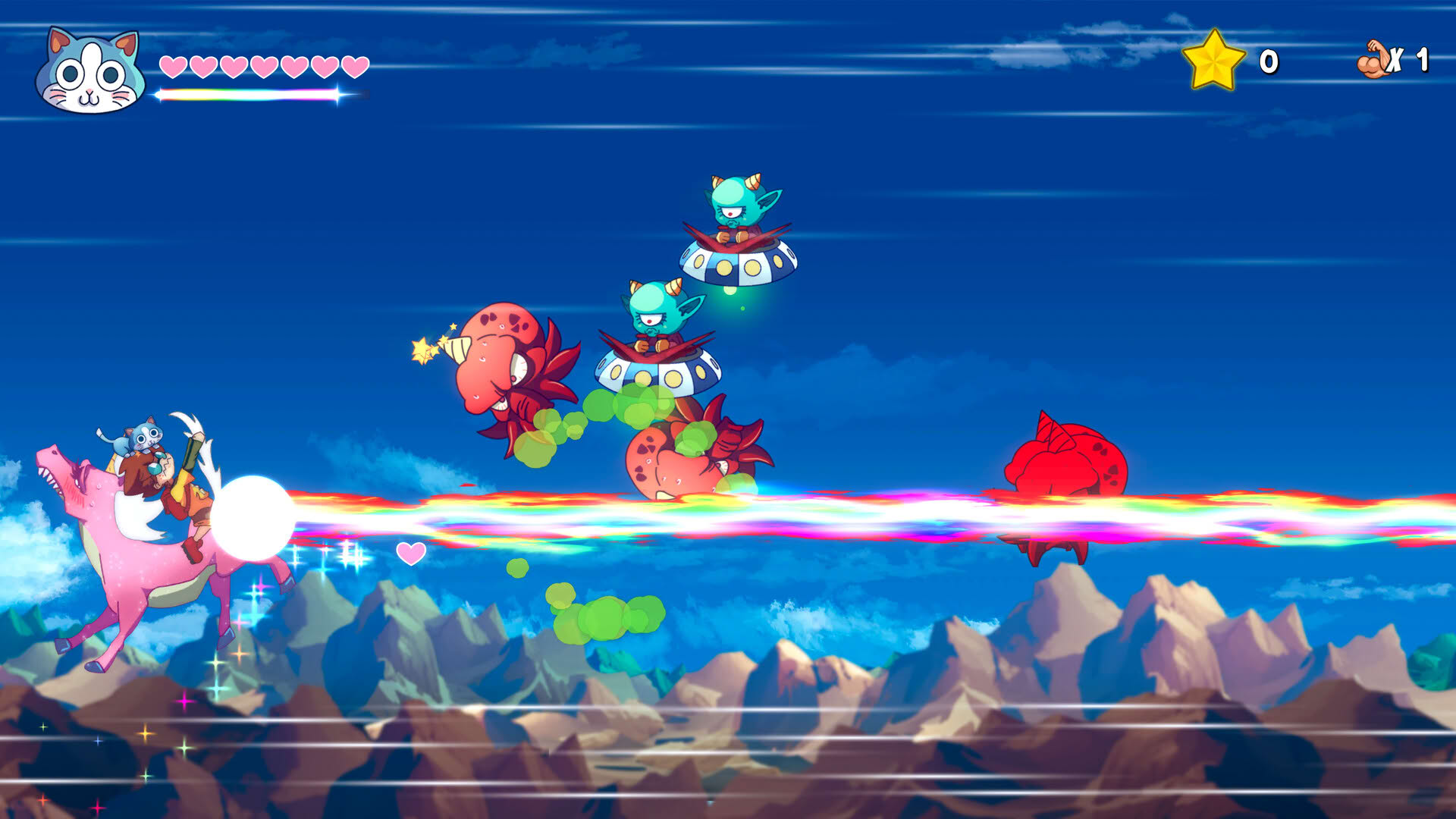 Screenshot for KinnikuNeko: Super Muscle Cat