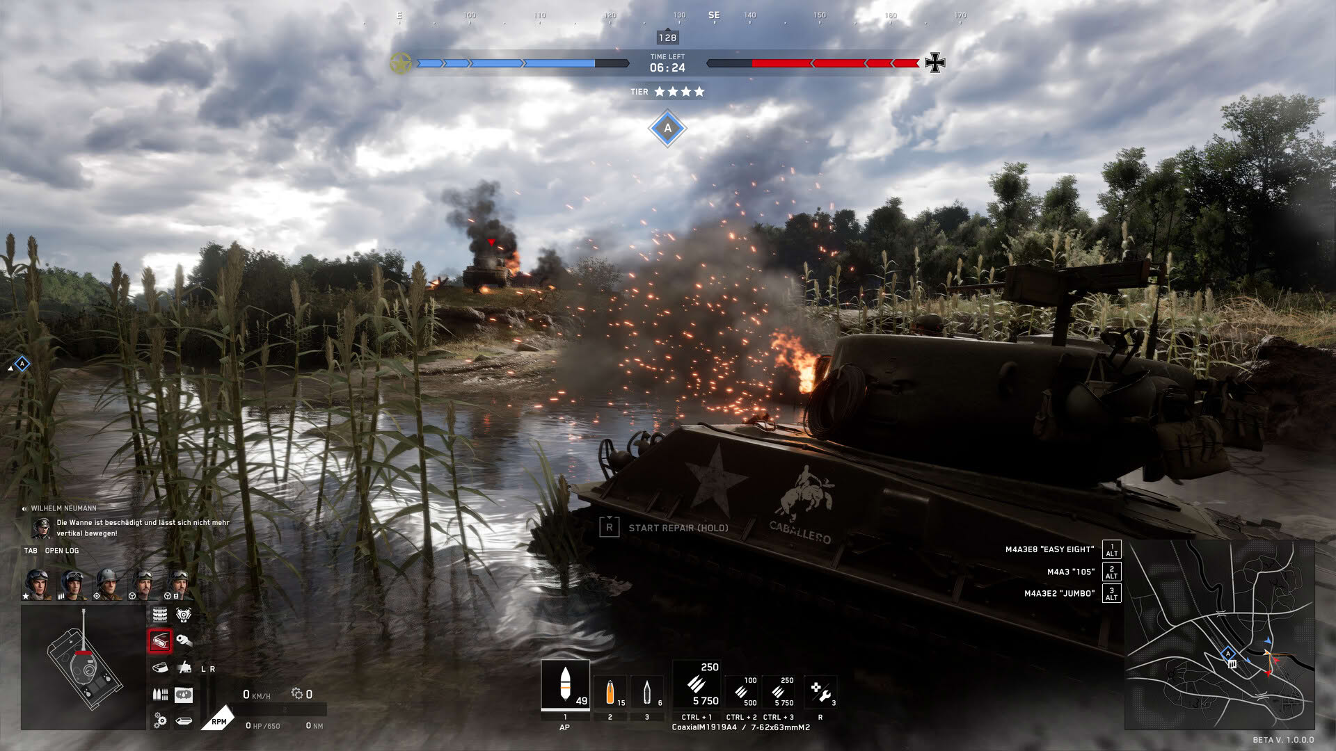 Screenshot for Call to Arms: Panzer Elite