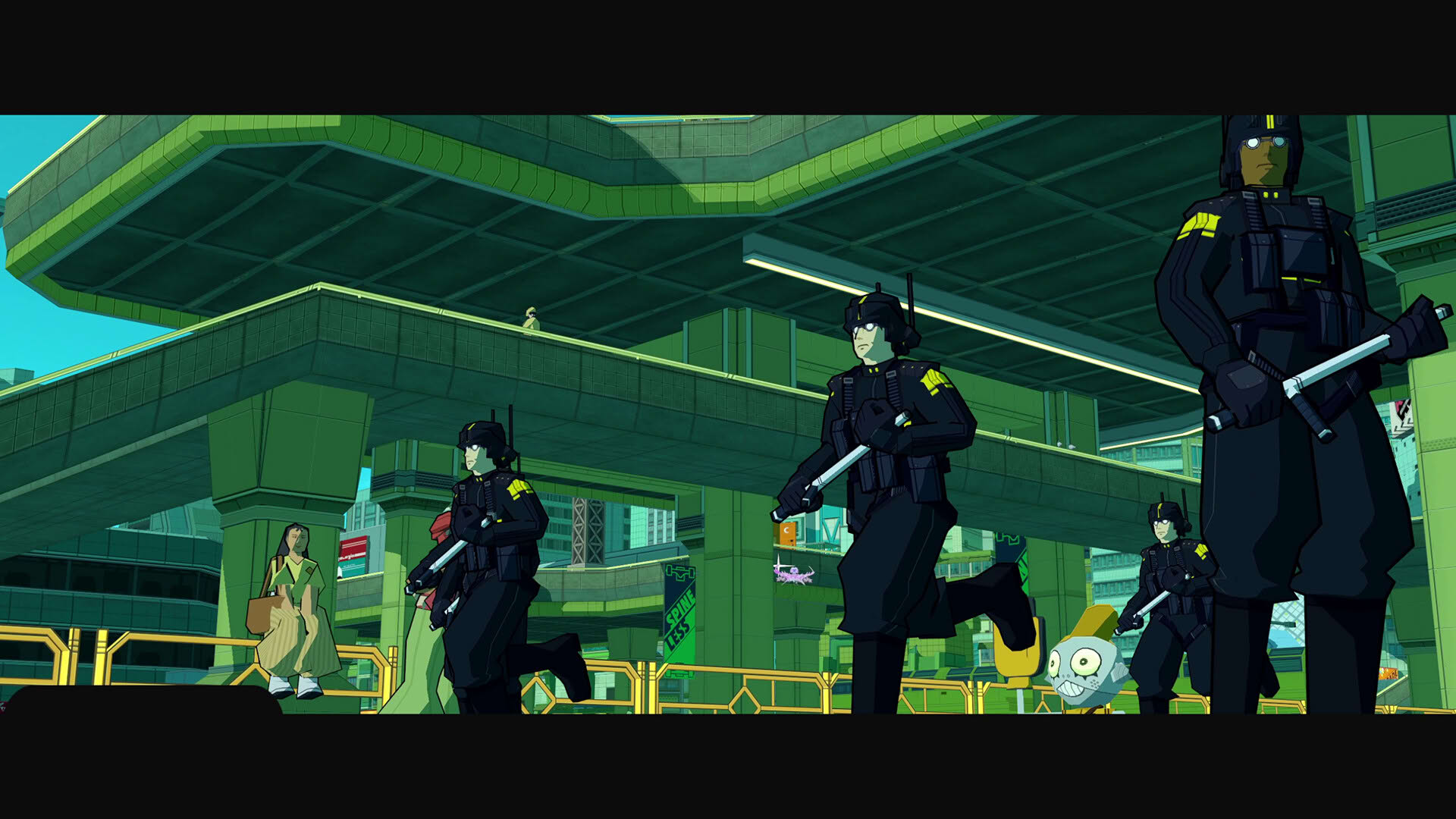 Screenshot for Bomb Rush Cyberfunk