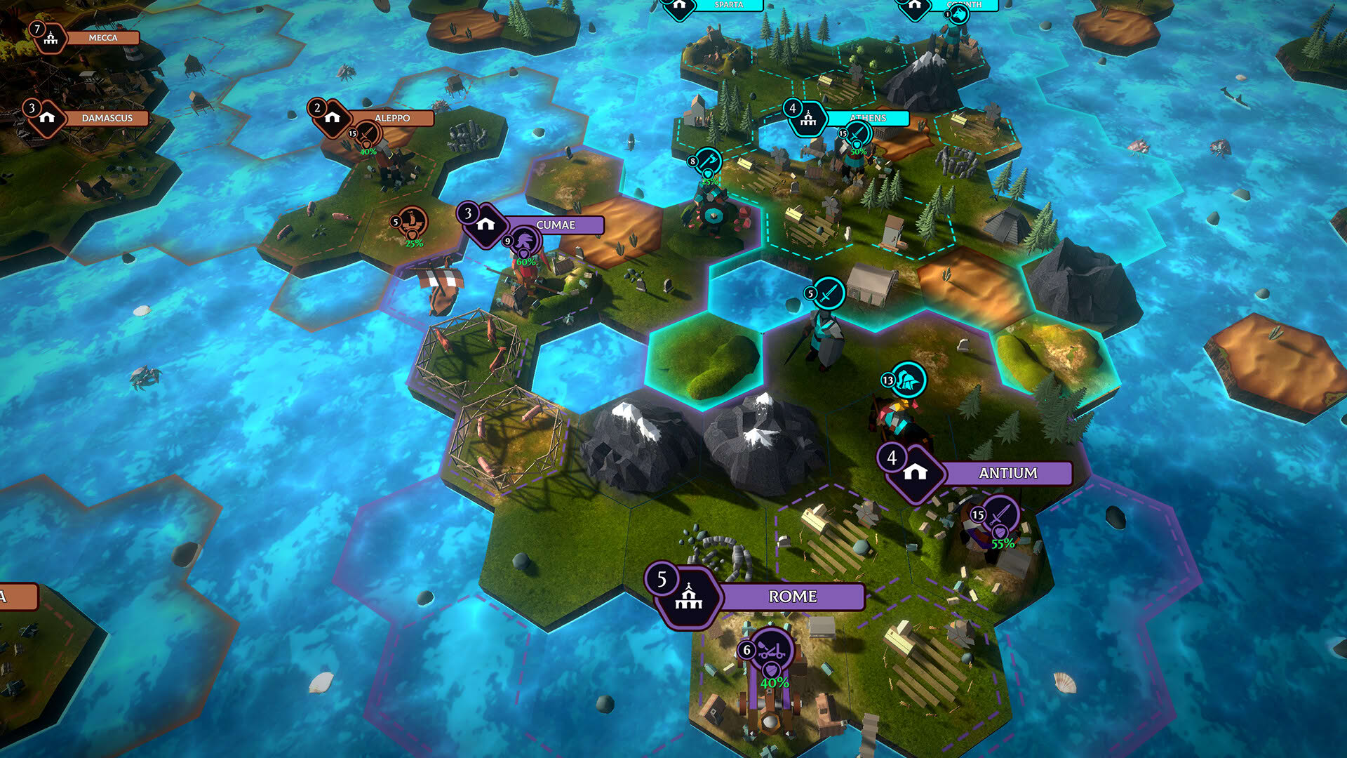 Screenshot for Hexarchy