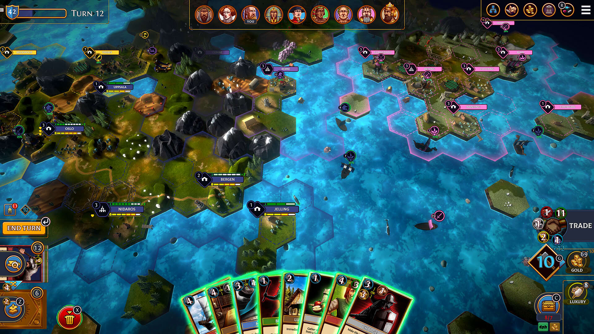 Screenshot for Hexarchy