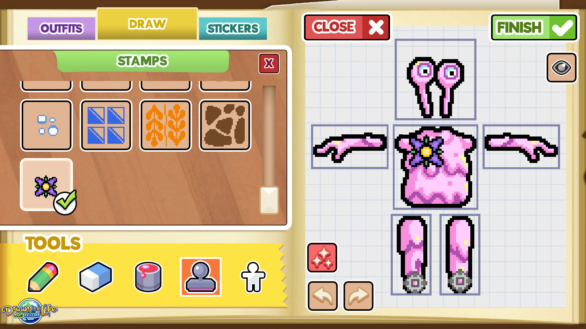 Screenshot for Drawn to Life: Two Realms