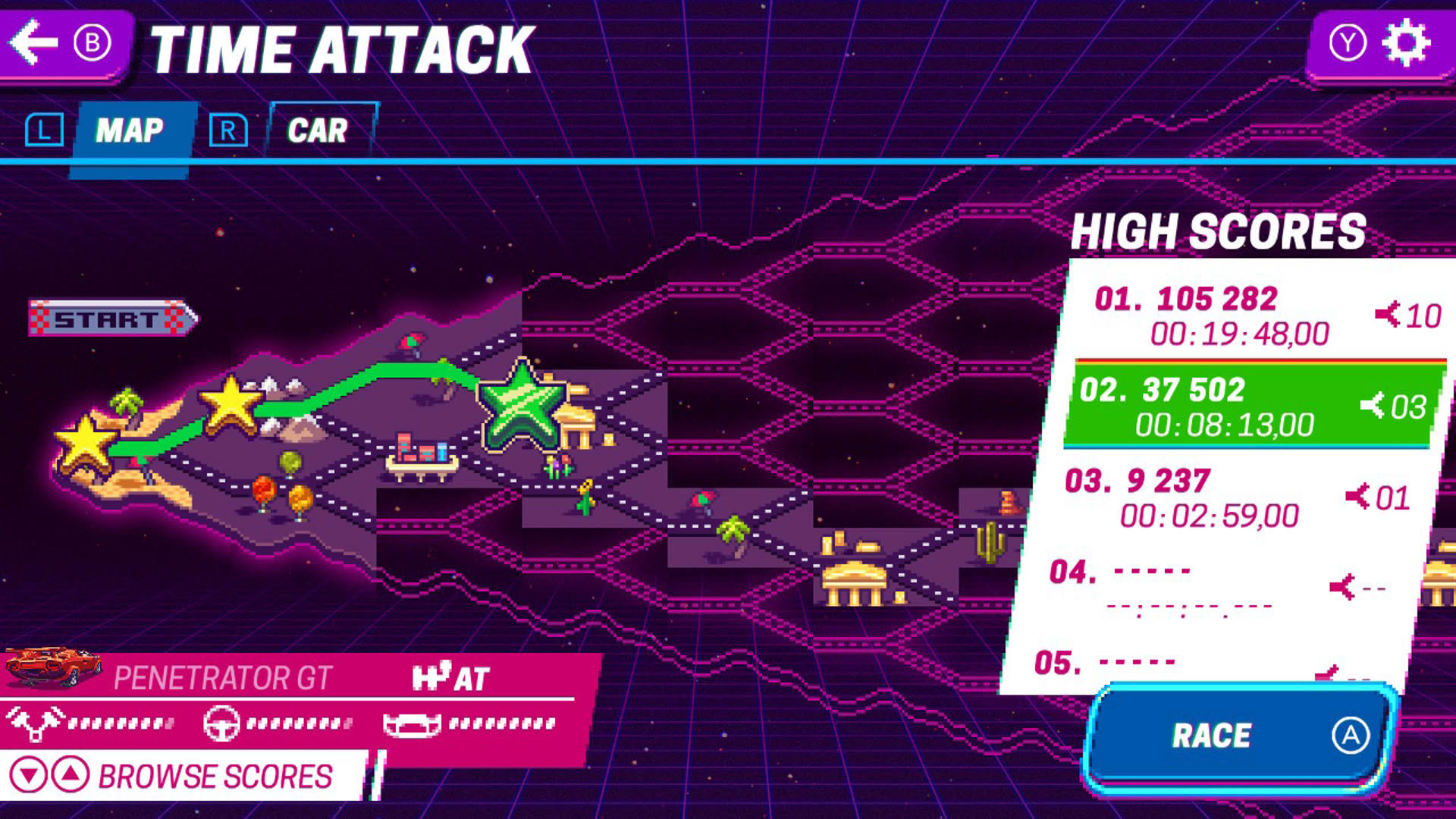Screenshot for 80's Overdrive