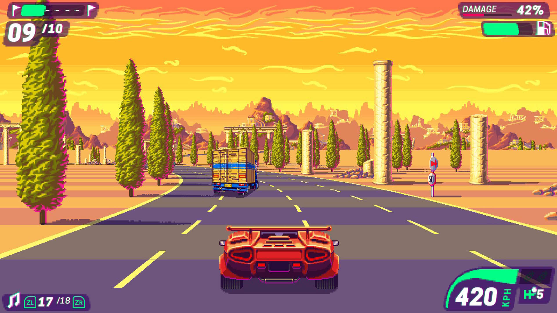Screenshot for 80's Overdrive