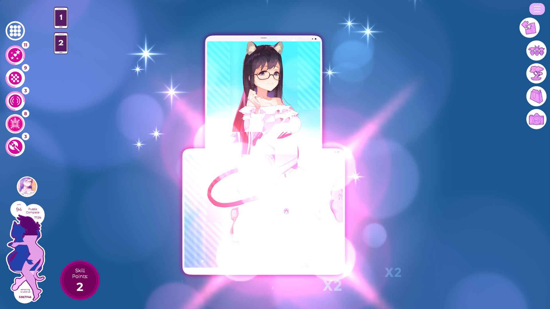 Screenshot for Mosaique Neko Waifus 3