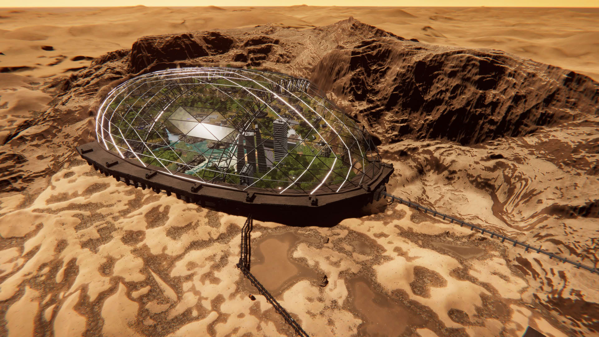 Screenshot for Mars Colony Builder