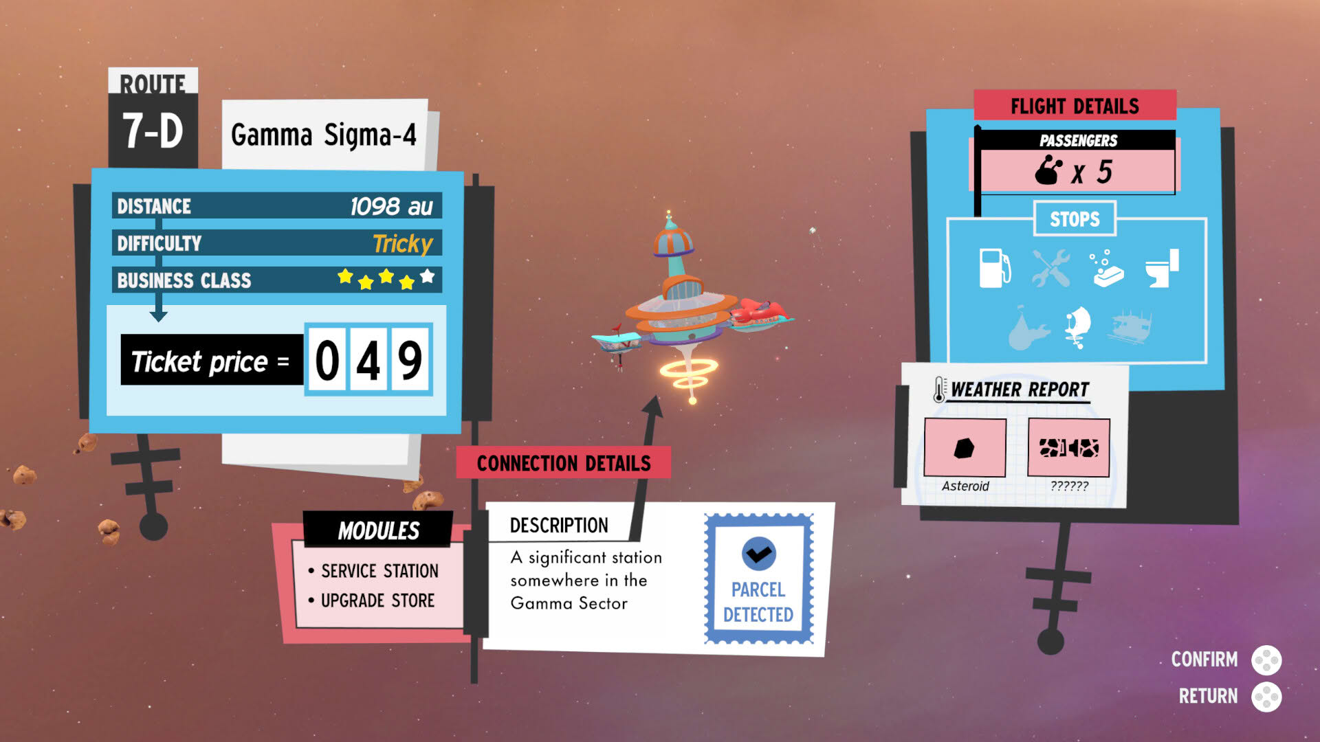 Screenshot for Spacelines from the Far Out