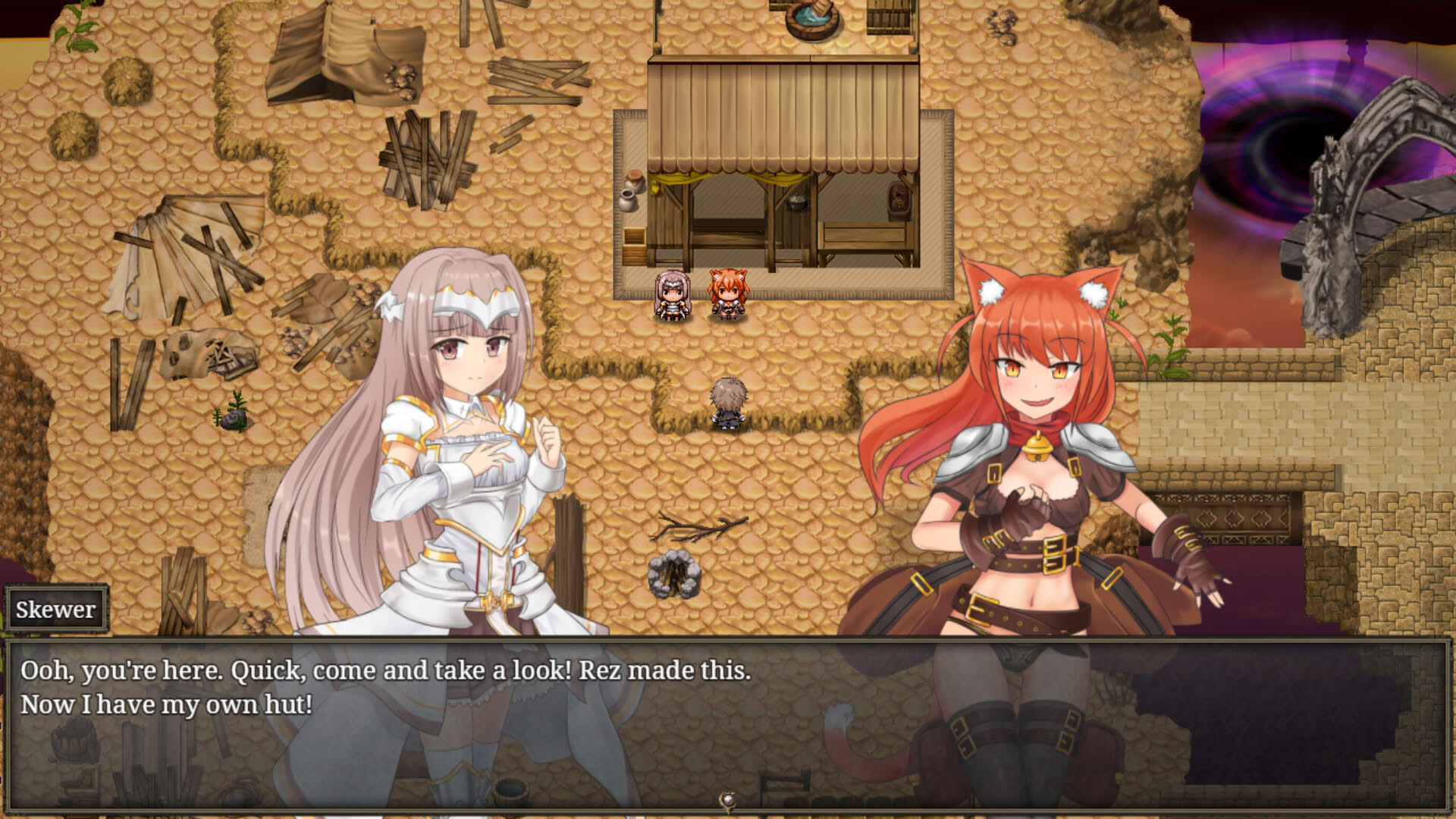Screenshot for The Shimmering Horizon and Cursed Blacksmith