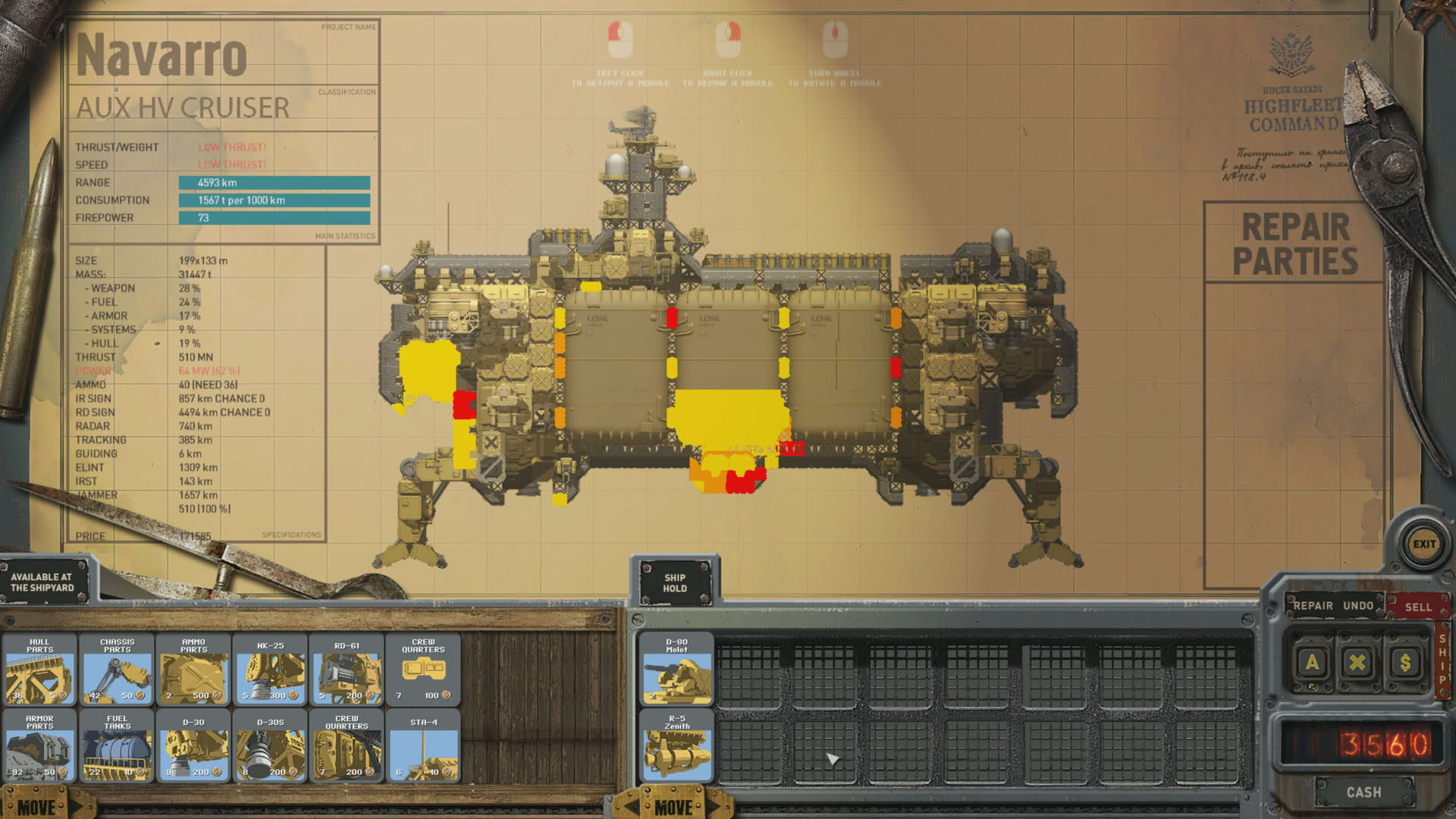 Screenshot for HighFleet
