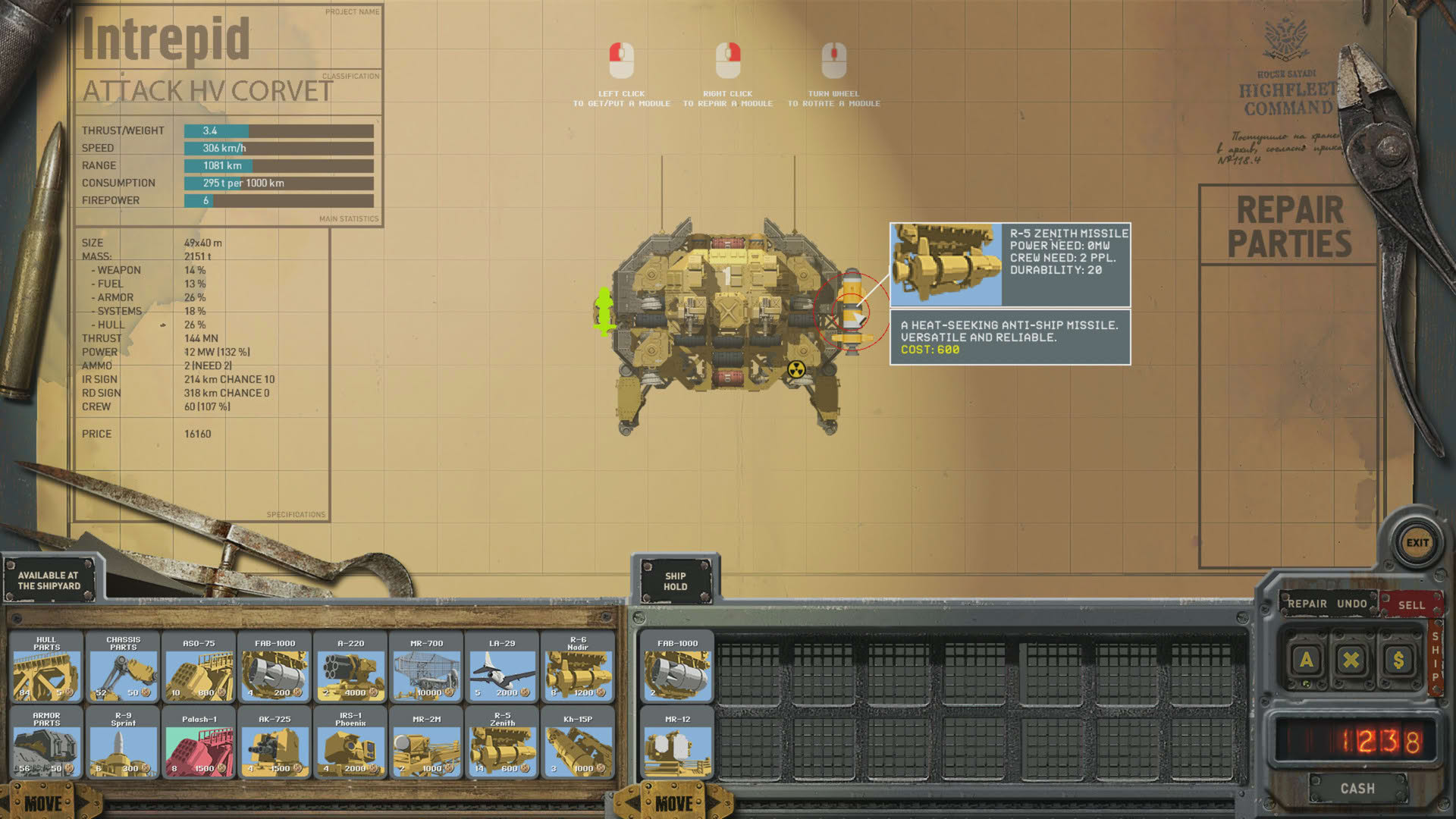 Screenshot for HighFleet