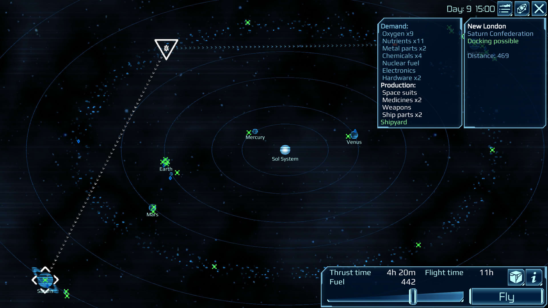 Screenshot for Space Commander: War and Trade