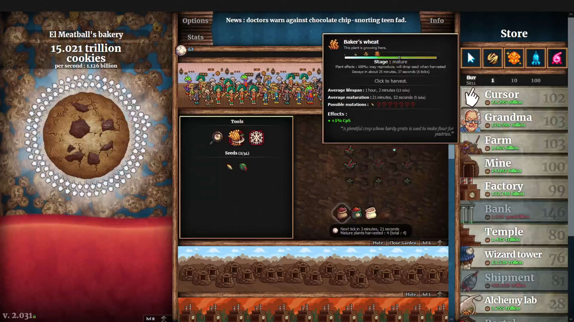 Screenshot for Cookie Clicker