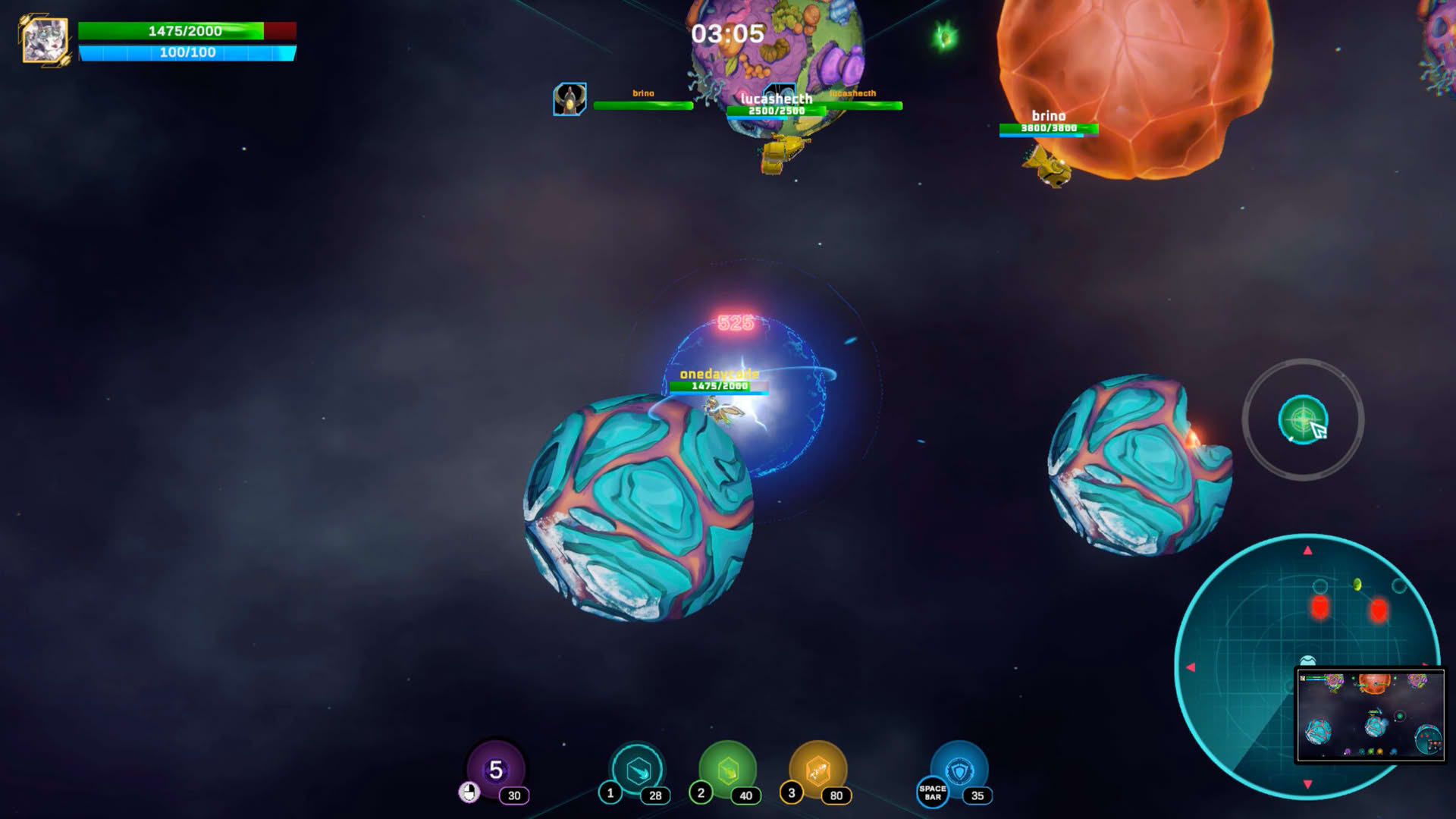 Screenshot for Gravity Blasters