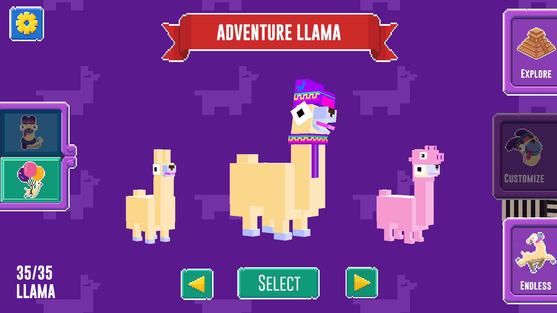 Screenshot for Adventure Llama