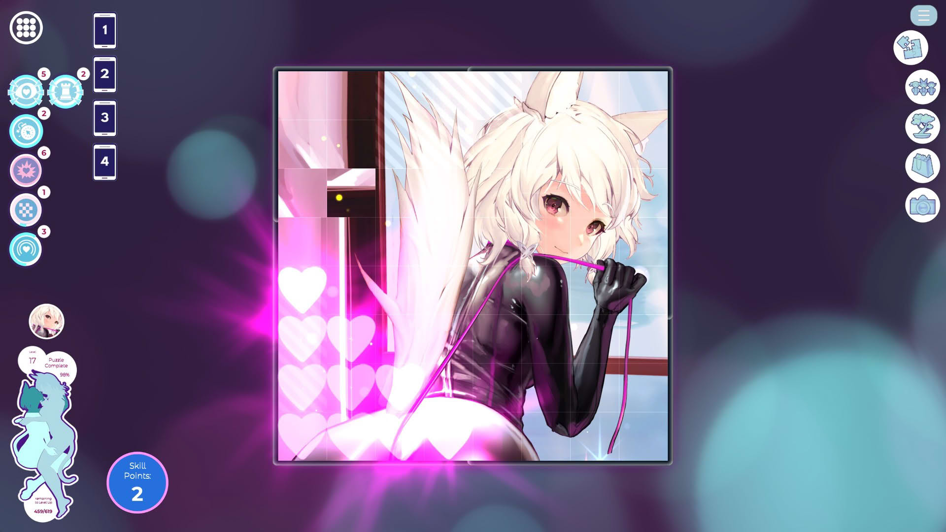 Screenshot for Mosaique Neko Waifus 4